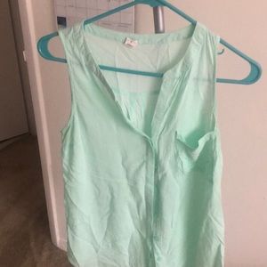 Mint green tank